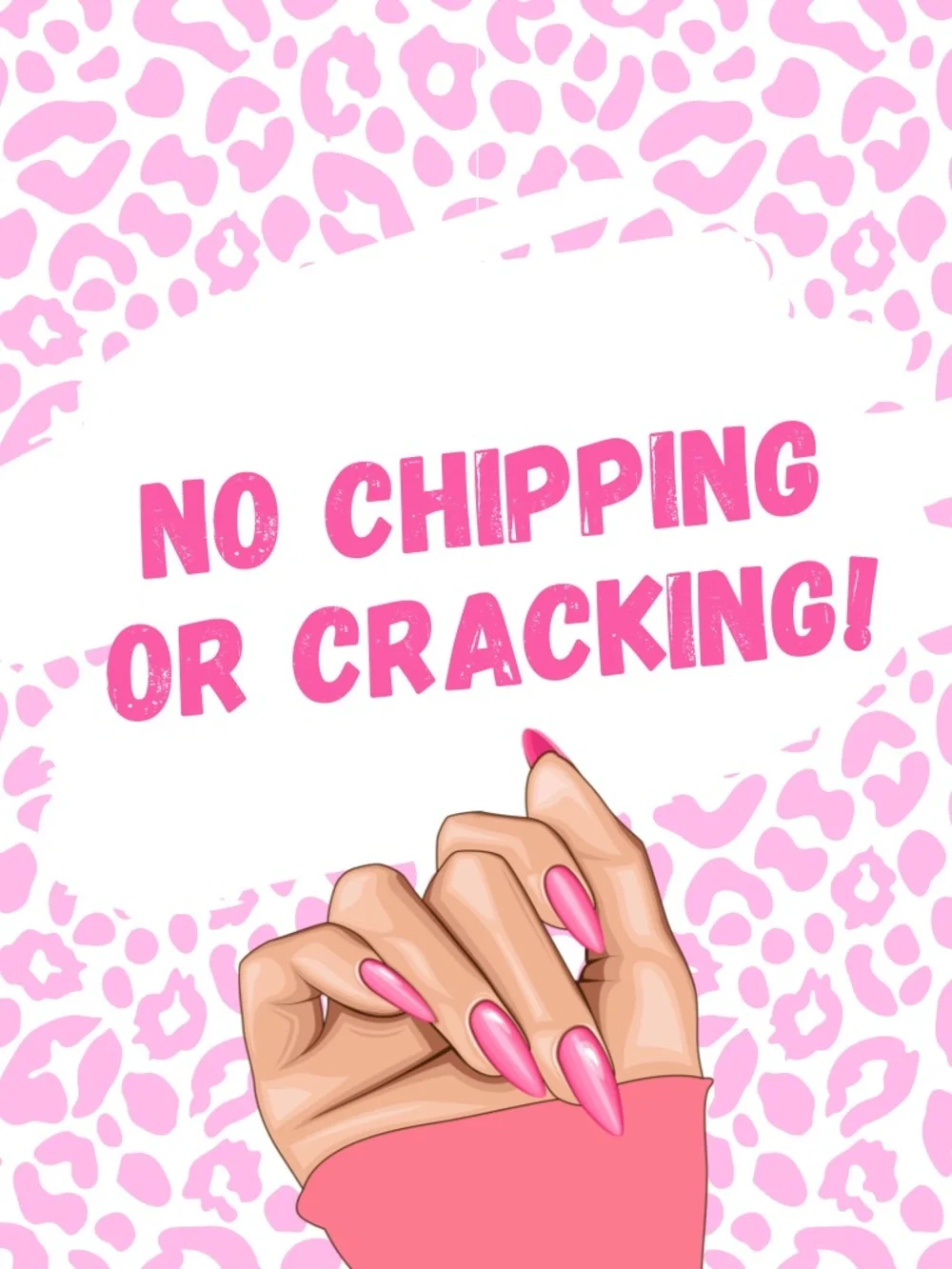Pink halloween Press-On Nail Set with Cute Designs